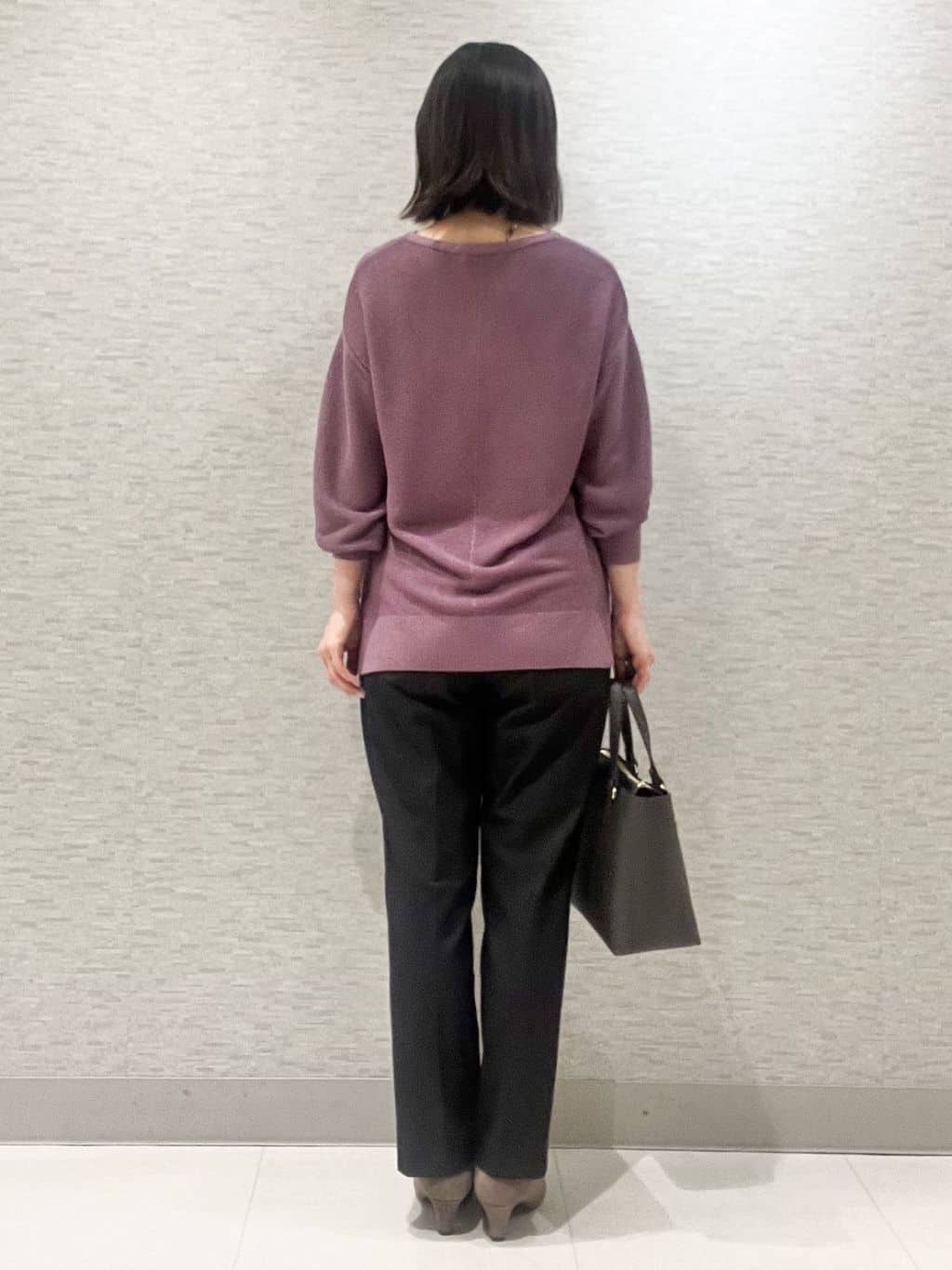 marikoさんの「Reflect｜【パンツ合わせにぴったり◎】ゆったりオフボディニット」を使ったコーディネート