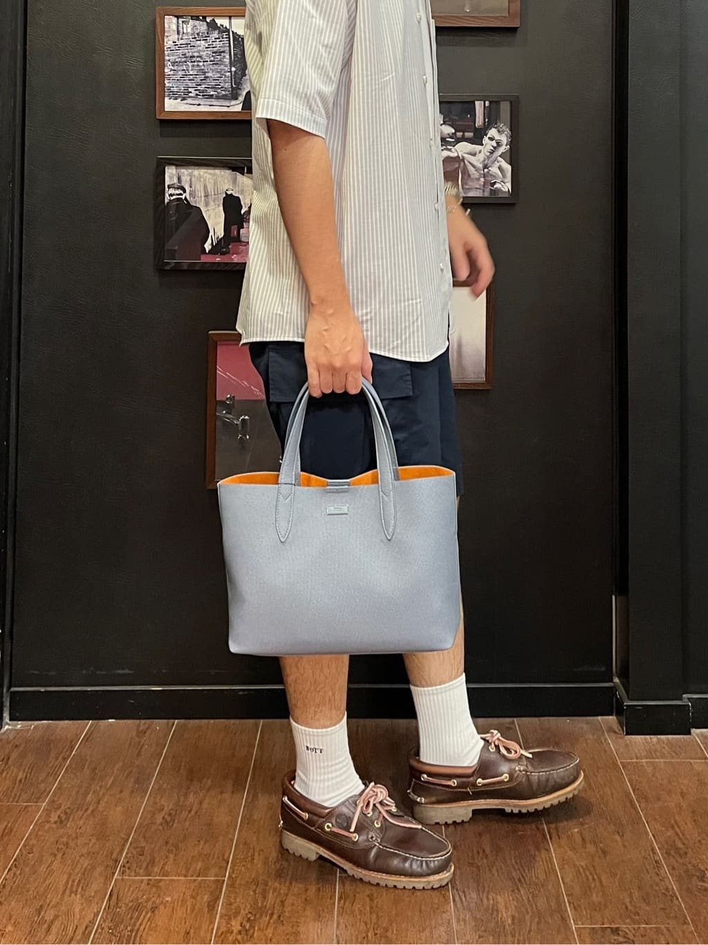KUROさんの「TAKEO KIKUCHI｜【COOL CITY WEAR】ストライプジャージ ボタンダウンシャツ /接触冷感」を使ったコーディネート