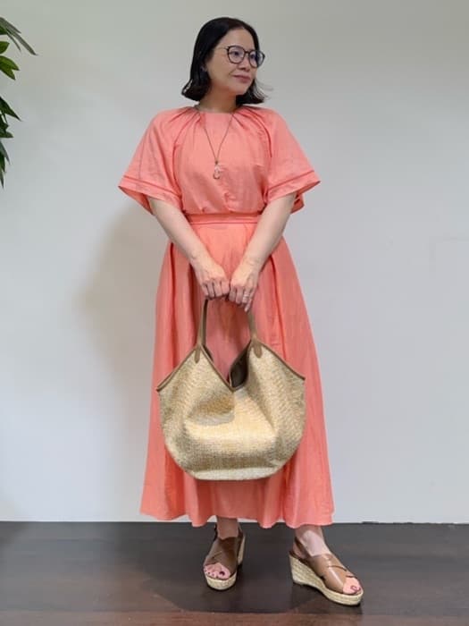 Asamiさんの「UNTITLED｜マーブルドロップネックレス」を使ったコーディネート