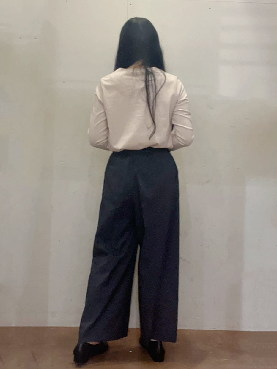 Hitomiさんの「index｜ベルト付きストレッチワイドパンツ【洗濯機洗い可】」を使ったコーディネート