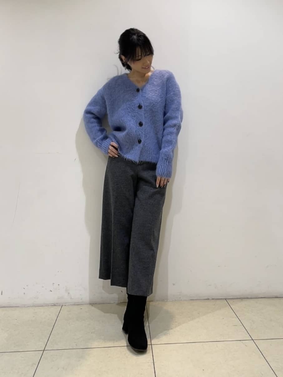 watanabeさんの「UNTITLED｜【ゆったり】アルパカ混シャギー カーディガン」を使ったコーディネート