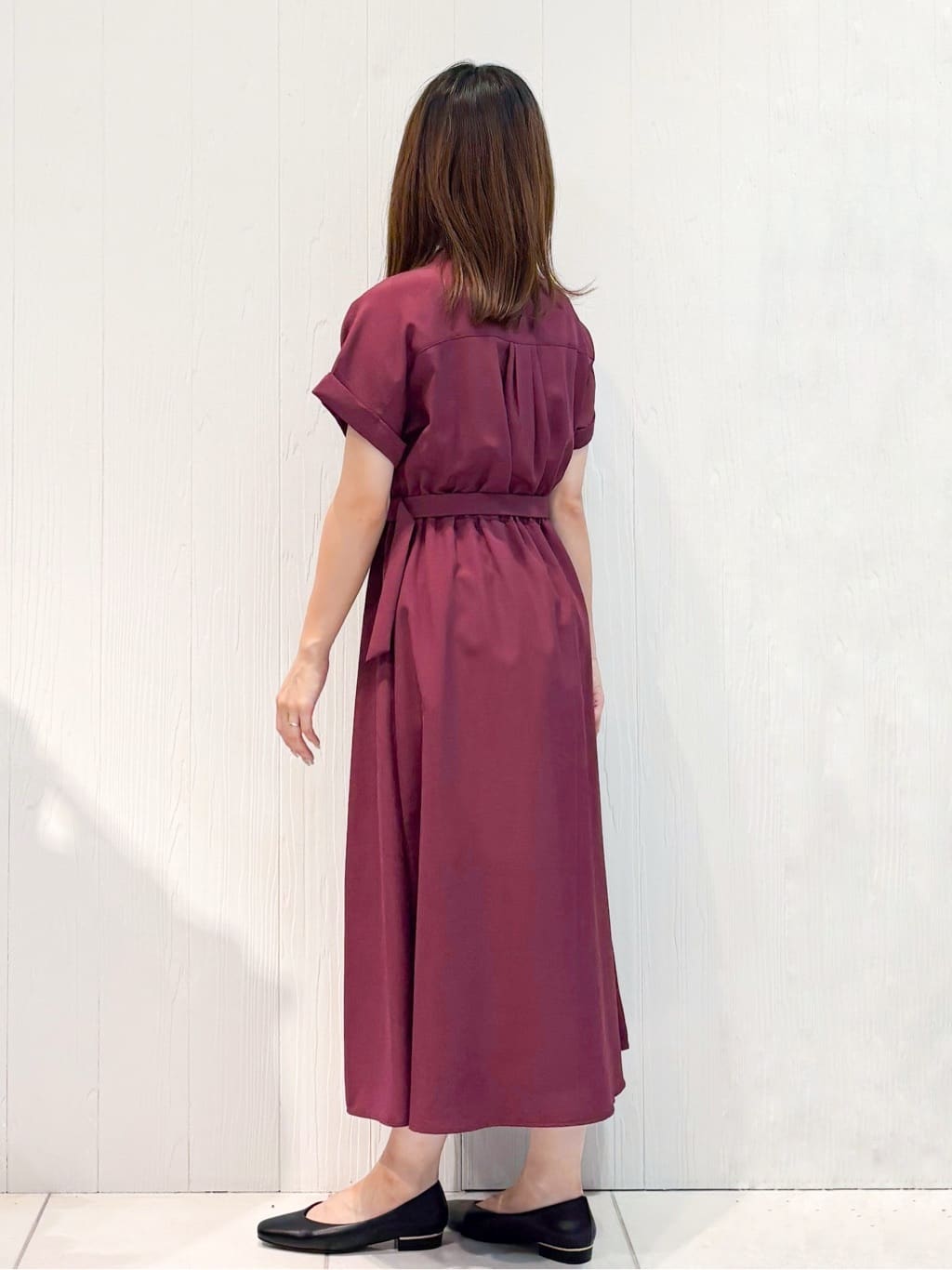 mさんの「index｜【抗菌防臭加工／生活防水】メタルパーツVフラットパンプス」を使ったコーディネート