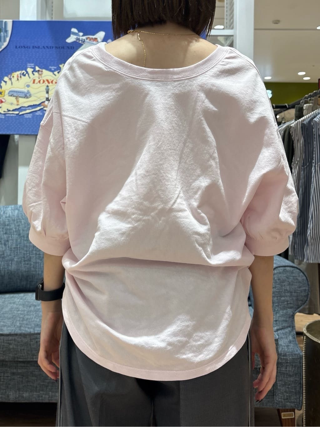 risaさんの「Dessin｜【360度可愛い/前後2WAY/洗える】ライトコットンヘンリーカットソー」を使ったコーディネート