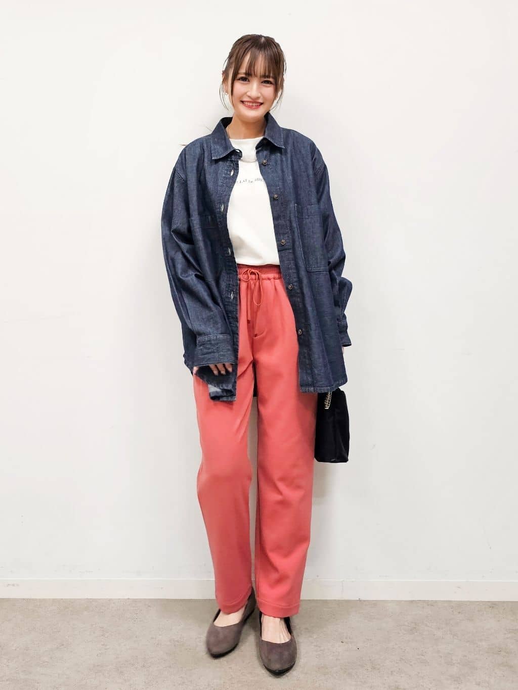 ゆゆさんの「SHOO･LA･RUE｜【S-LL】美しく見せる ボートネックロンT」を使ったコーディネート