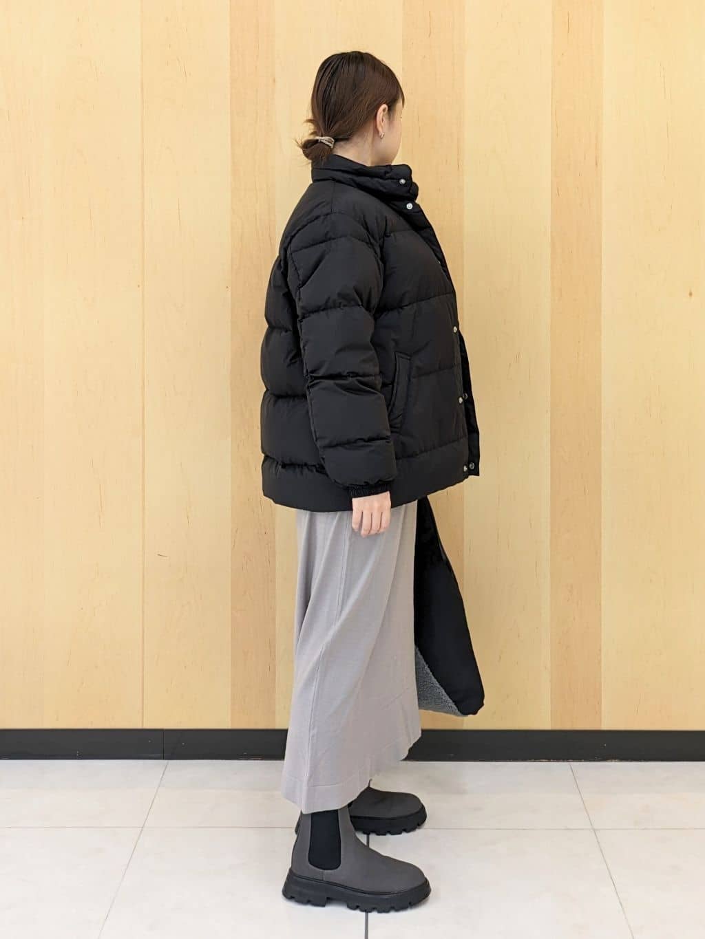 Ayakaさんの「Dessin｜【2点セット・洗える】シャギーベストニットワンピース」を使ったコーディネート