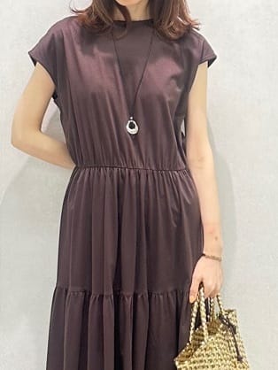 Miwaさんの「UNTITLED｜【ティアード/洗える】コットンロングワンピース」を使ったコーディネート