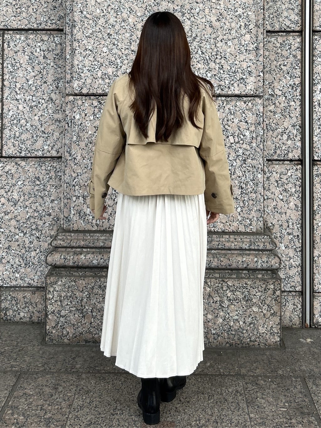 sayaさんの「OPAQUE.CLIP｜フェザーヤーンニット【洗濯機OK／抗ピル】」を使ったコーディネート