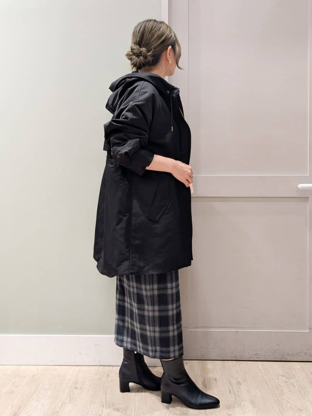 kuwawaさんの「grove｜最終お値下げ！！【名品アウター/3WAY・はっ水】ボアライナー付きモッズコート」を使ったコーディネート