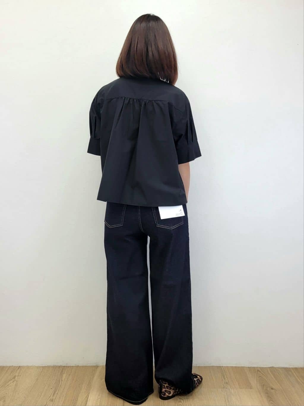 LISAさんの「OPAQUE.CLIP｜ピンタックフレアシャツ【洗濯機洗い可】」を使ったコーディネート