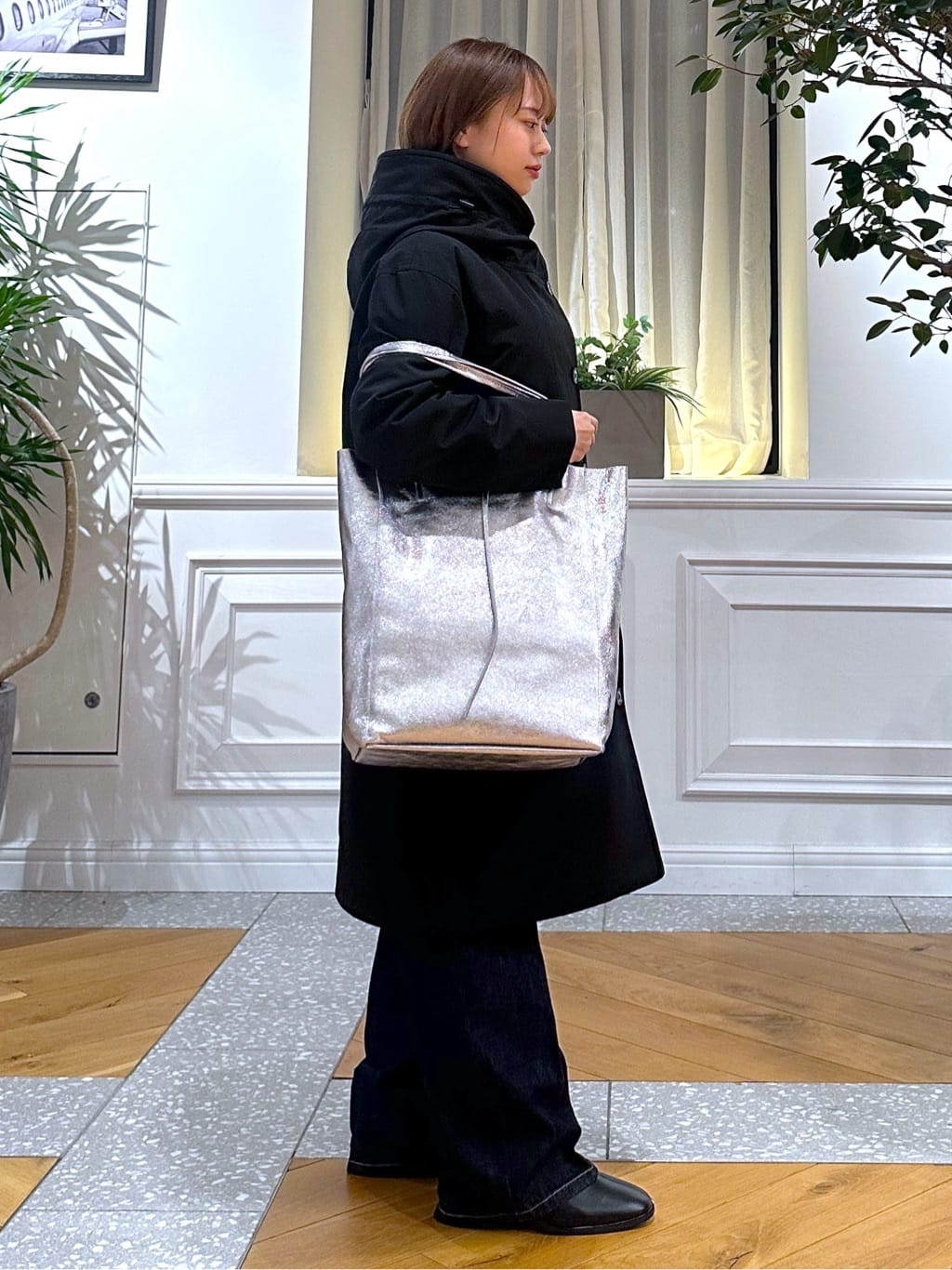 なべこさんの「DRESSTERIOR｜◆【3WAY/撥水素材/インナー付/CLASSY.12月号掲載】3WAYダウンライナーコート」を使ったコーディネート