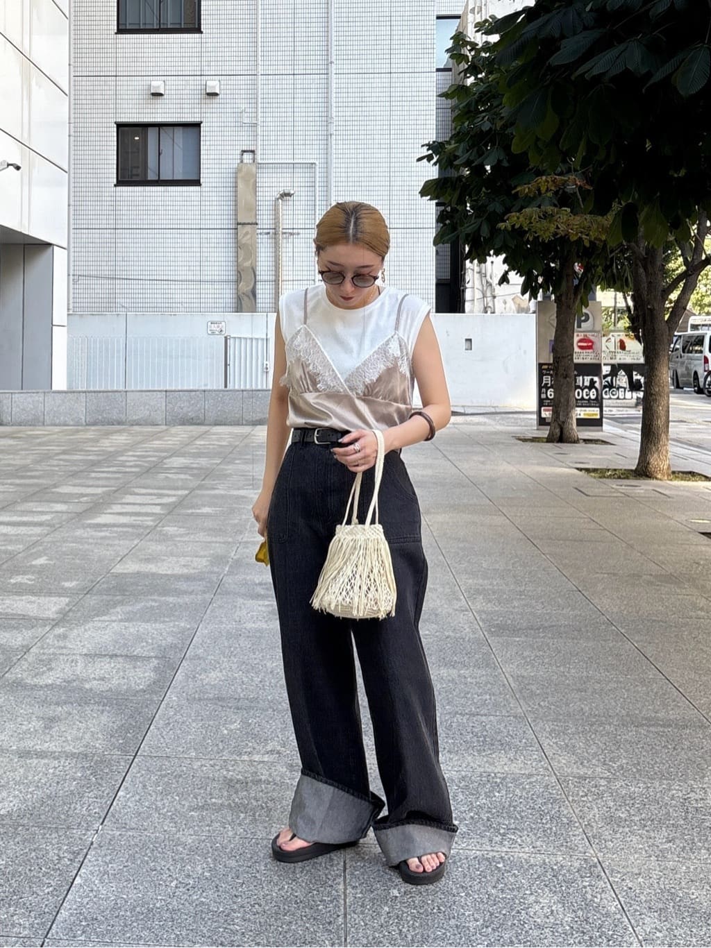 kotakiさんの「INDIVI｜キャミセットカットソー」を使ったコーディネート