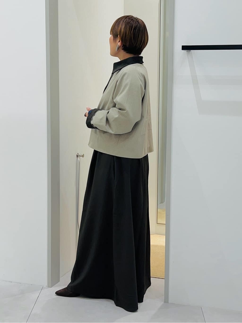 タナさんの「THE SHOP TK｜カバーオールジャケット【洗える】」を使ったコーディネート