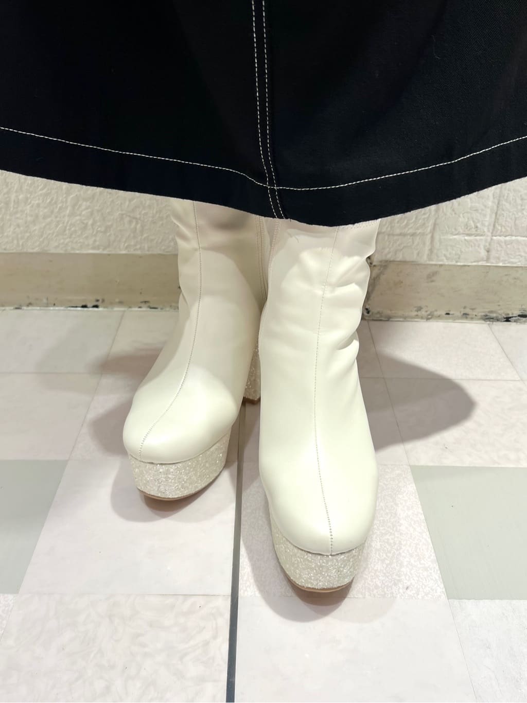 TAKAさんの「ESPERANZA｜ラク盛りショートブーツ」を使ったコーディネート