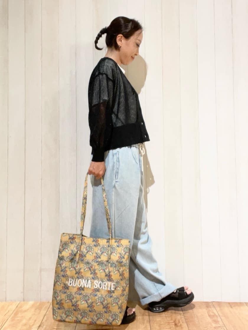 豆さんの「SHOO･LA･RUE｜【PEANUTS】ひんやりTシャツ」を使ったコーディネート