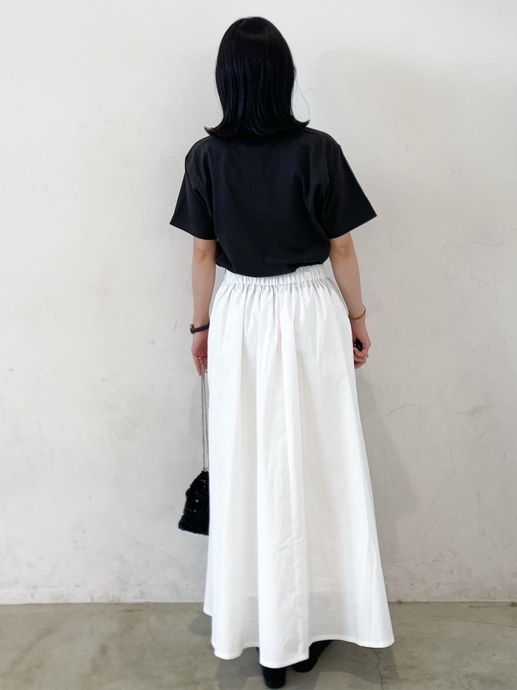 haruさんの「OPAQUE.CLIP｜コットンライクフレアスカート【洗濯機洗い可】」を使ったコーディネート