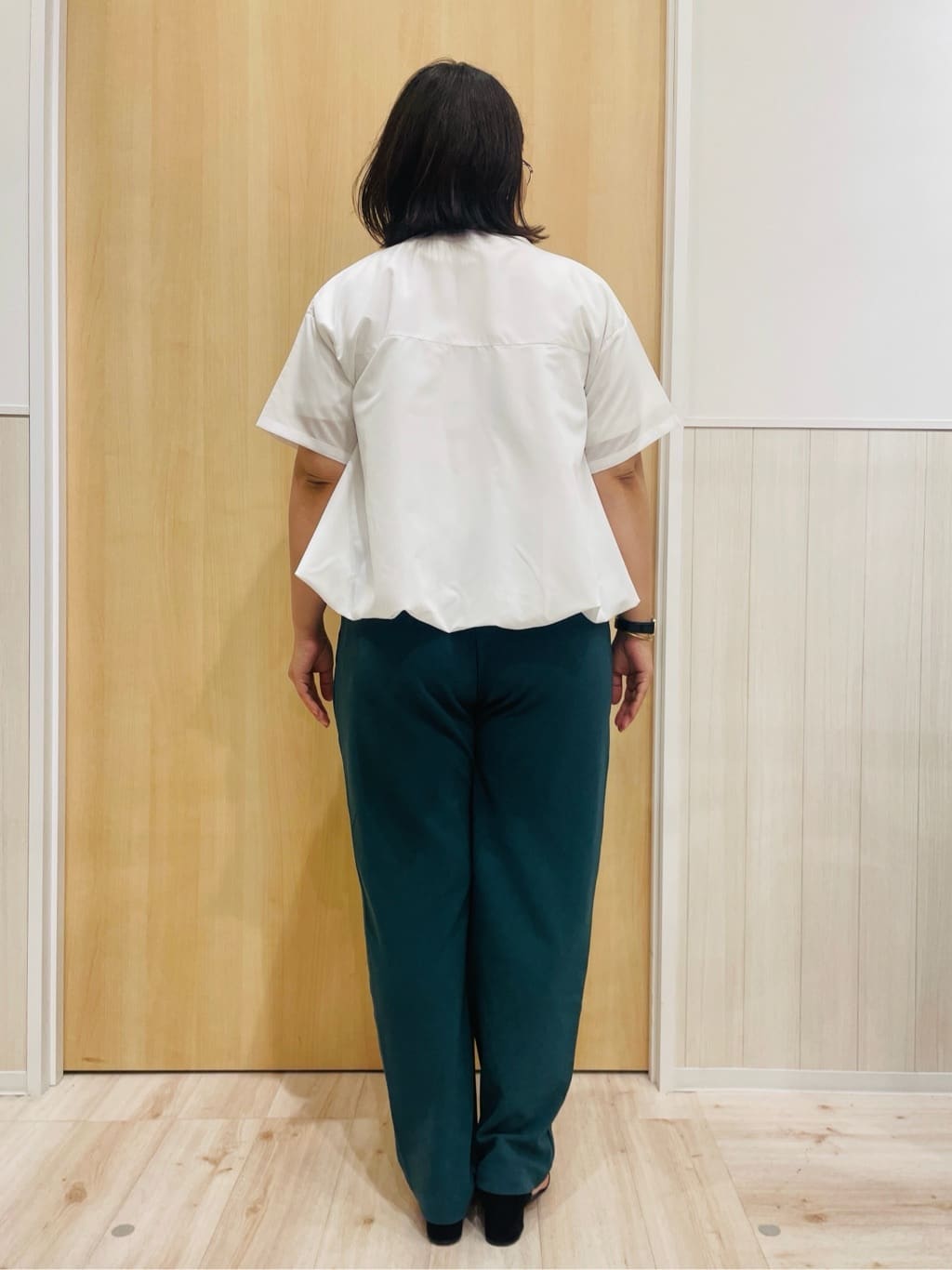 すーさんの「SHOO･LA･RUE｜【S-LL/ひんやり/UV】選べる6柄でそれぞれ欲しくなる プリントTシャツ」を使ったコーディネート