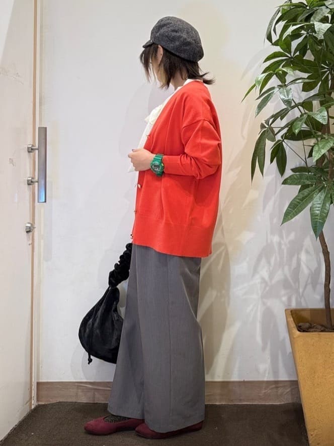 misakiさんの「SHOO･LA･RUE｜【洗える】もちもち ミドル丈ニットカーディガン」を使ったコーディネート