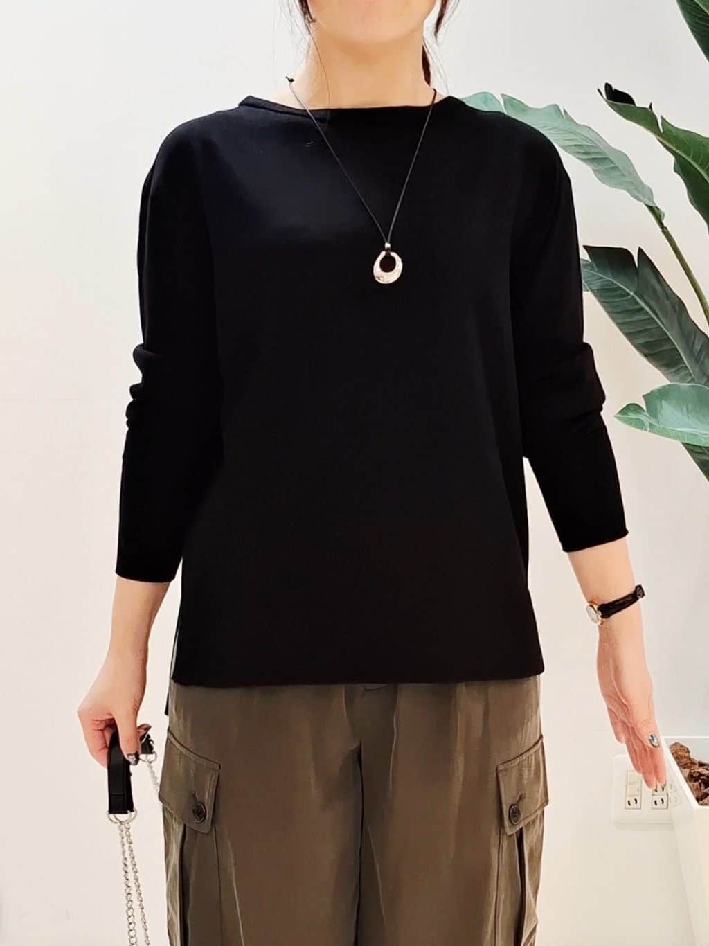 YuKaRiさんの「UNTITLED｜【8色展開/体型カバー】魅せるタイムレスニット」を使ったコーディネート