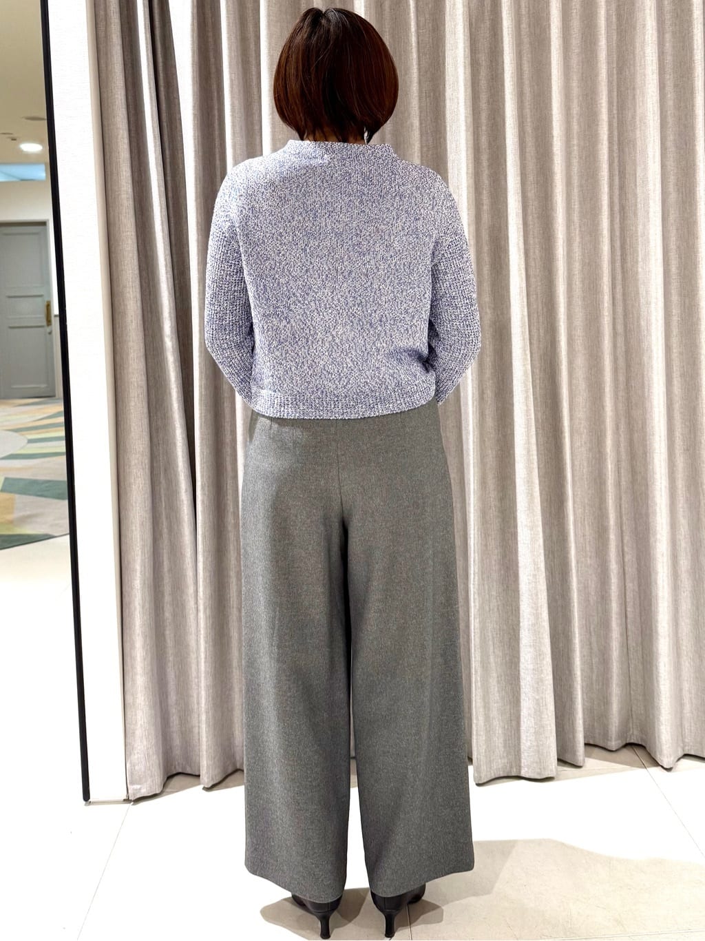 Satさんの「COUP DE CHANCE｜【手洗い可／日本製】タックワイドパンツ」を使ったコーディネート