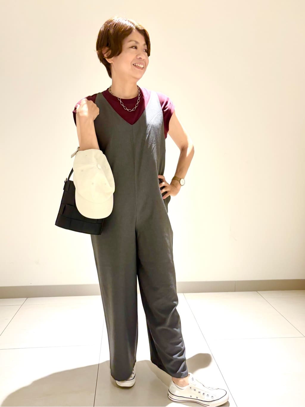 Haruさんの「Dessin｜【洗える】ストレッチオールインワン」を使ったコーディネート