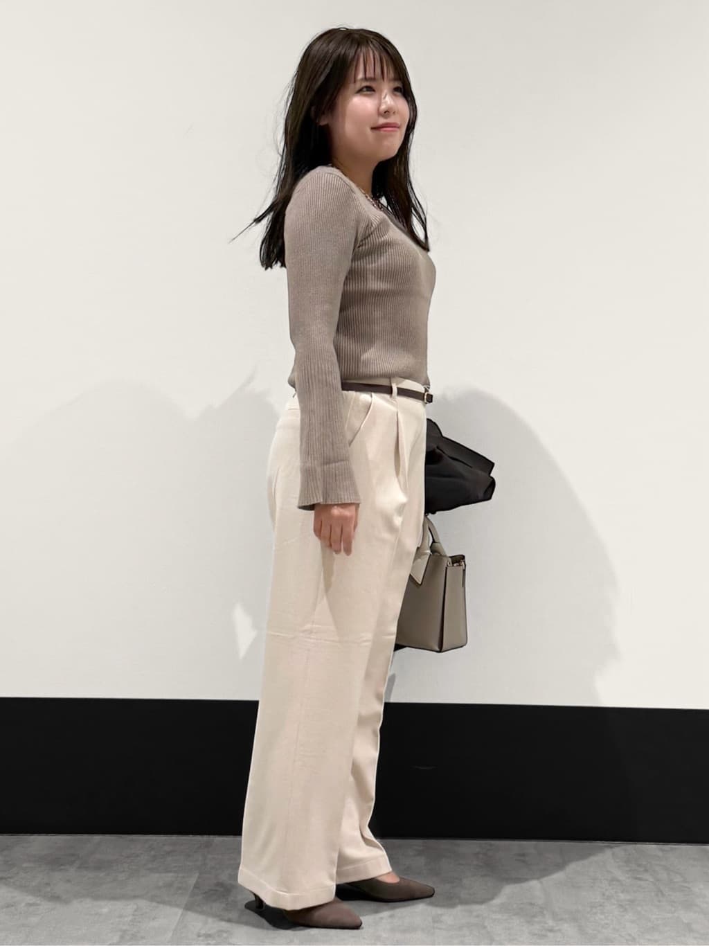 macchaさんの「THE SHOP TK｜【今羽織るなら】ダブルブレストジャケット【セットアップ可/洗える】」を使ったコーディネート