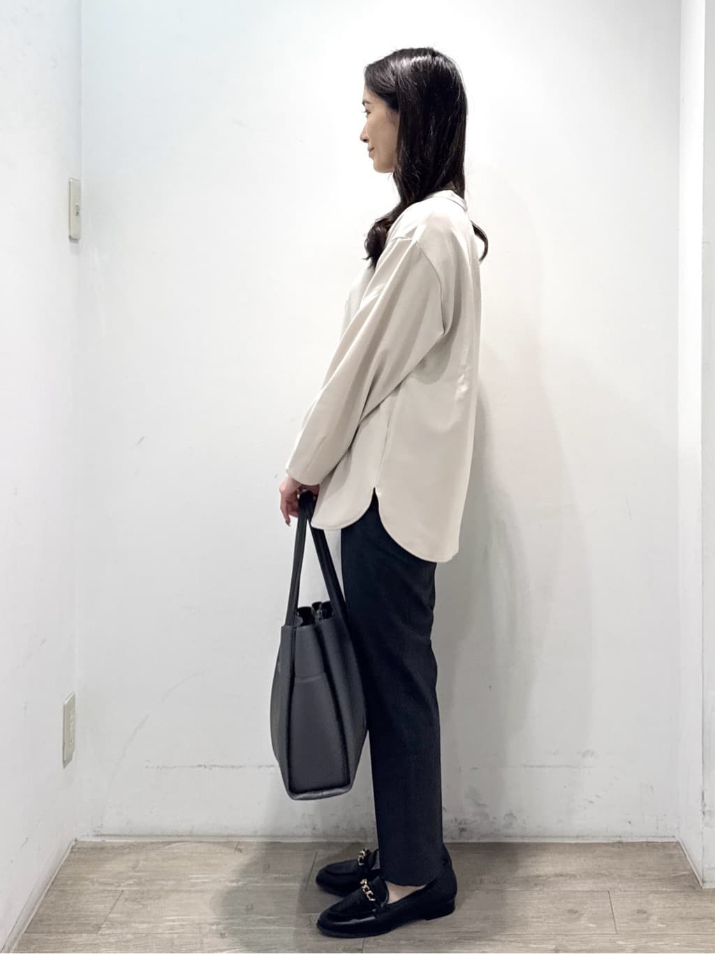 yuicciさんの「OPAQUE.CLIP｜スキッパートップス【吸水速乾／UVケア／洗濯機OK】」を使ったコーディネート