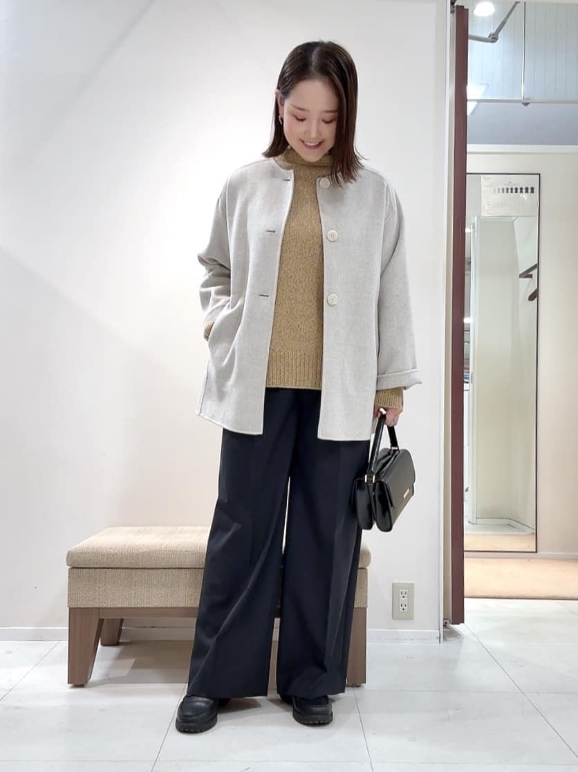 YUIさんの「UNTITLED｜【ミディ丈/軽やか】セミラグランリバー コート」を使ったコーディネート