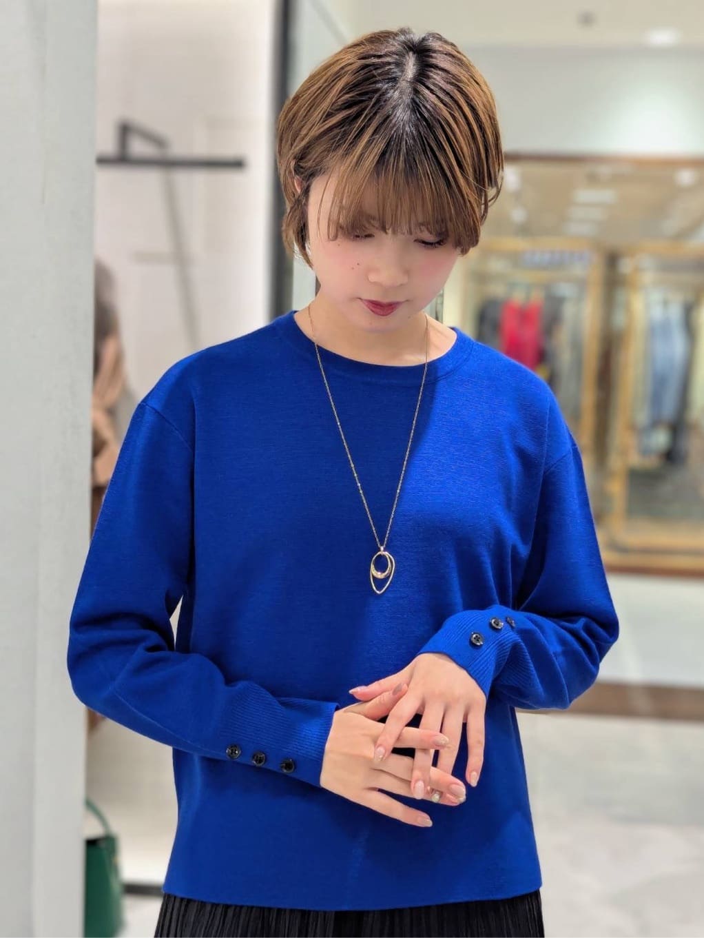 nonoさんの「UNTITLED｜【アンサンブル可/洗える】ウールミラノリブニット」を使ったコーディネート