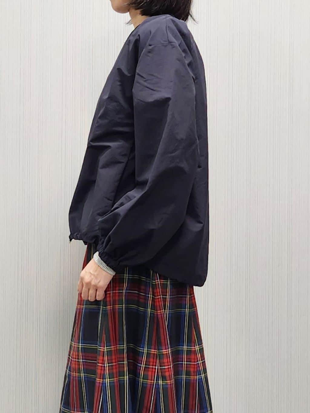 naraさんの「Dessin｜【洗える】ニットチュールドッキングワンピース」を使ったコーディネート