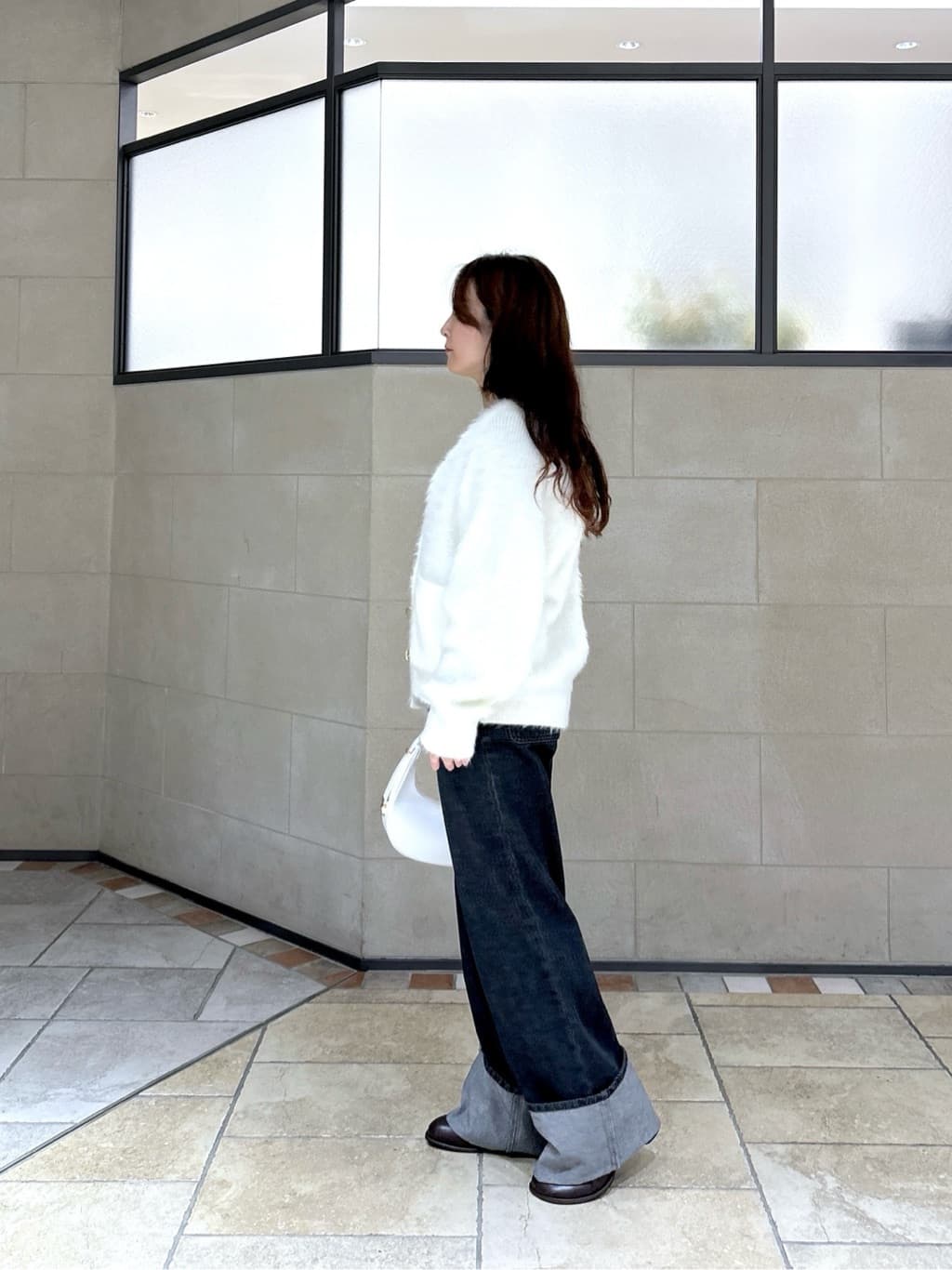 よねさんの「INDIVI｜ロールアップデニム」を使ったコーディネート