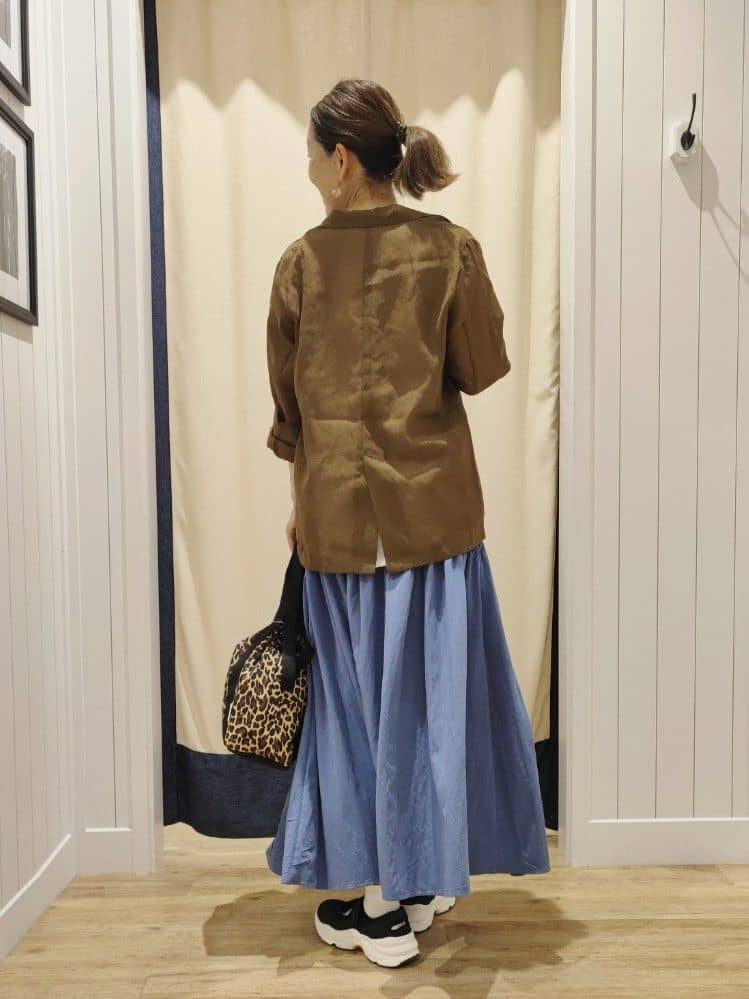 toyaさんの「Dessin｜【洗える】フレアカットソー」を使ったコーディネート