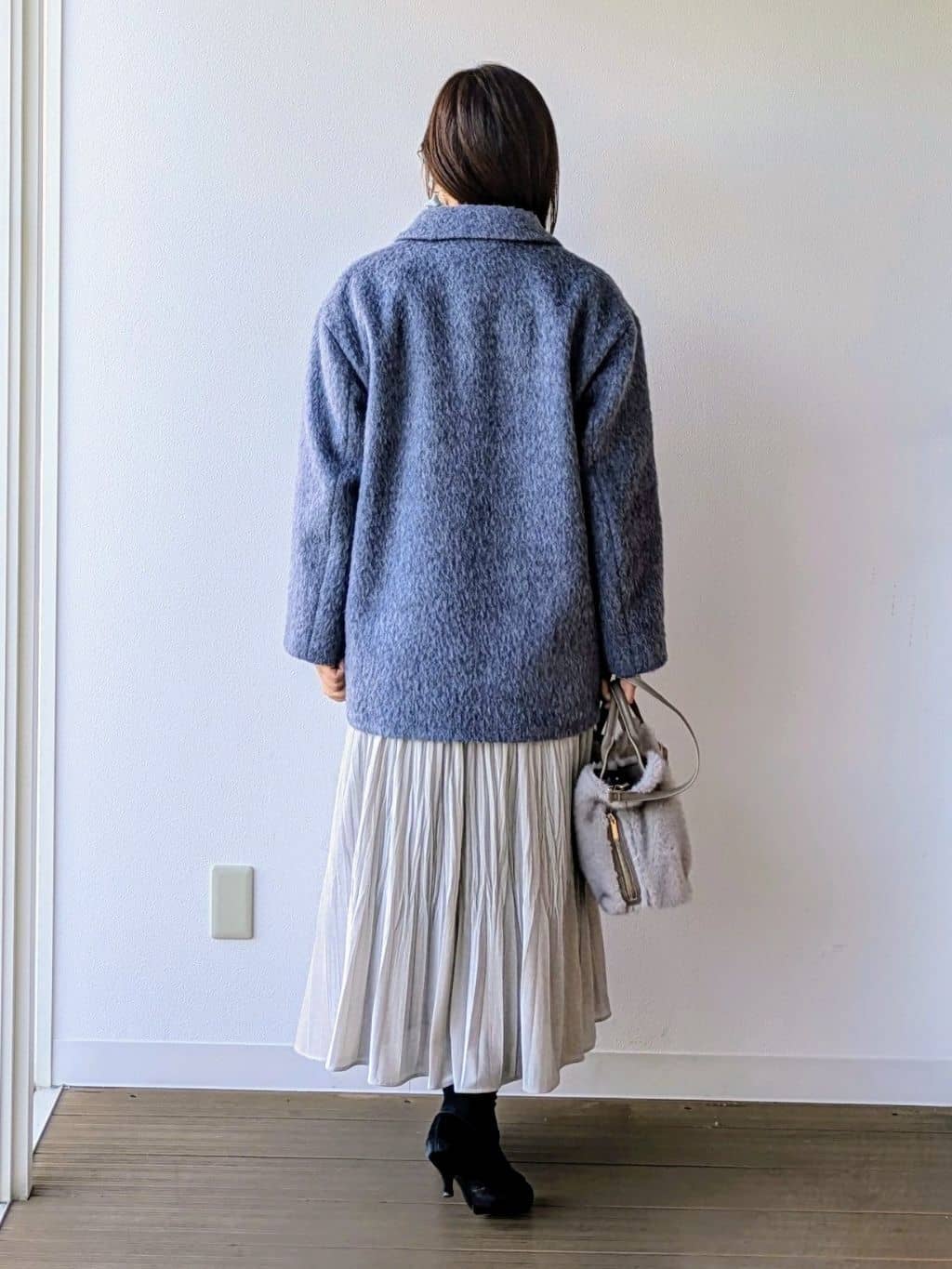 なみきさんの「UNTITLED｜【洗える】スポンディッシュ ボトルネックニット」を使ったコーディネート