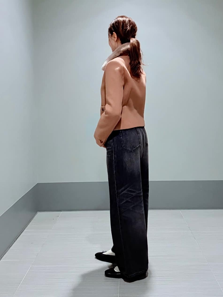 Yamaさんの「DRESSTERIOR｜ヴィンテージ加工ワイドデニムパンツ」を使ったコーディネート