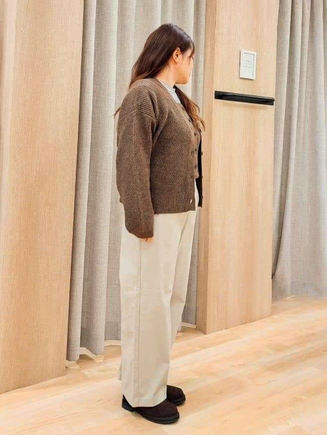 ふるさんの「grove｜【SETITEM】ケーブルニットビスチェ」を使ったコーディネート
