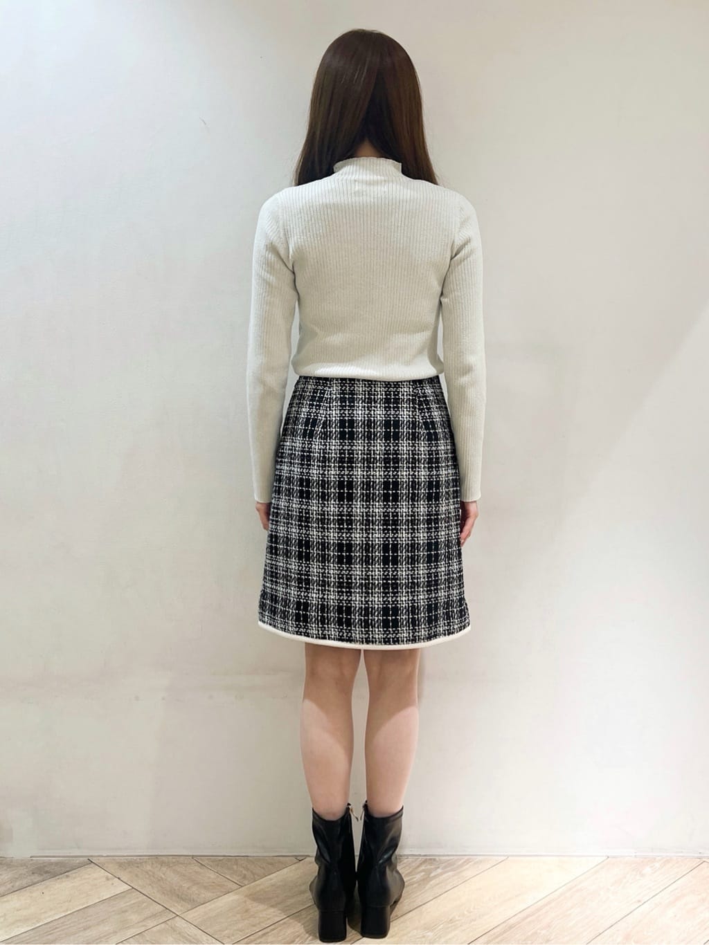 nanaさんの「index｜ハイネックリブニット【洗濯機OK】」を使ったコーディネート