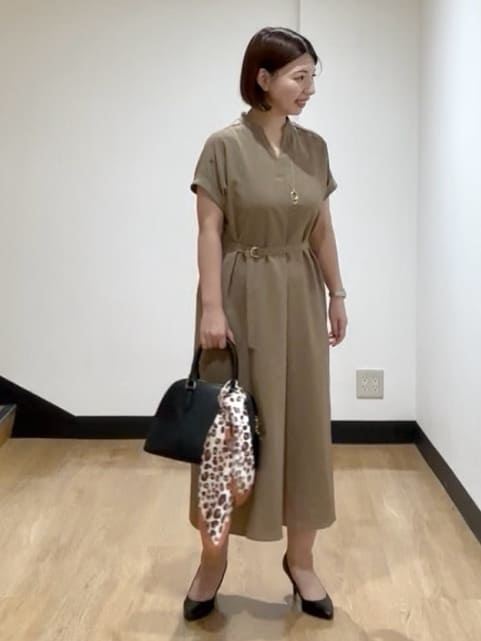 MIKIKOさんの「UNTITLED｜【UV/はっ水】リラククールワンピース」を使ったコーディネート