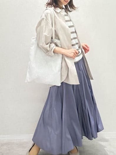 Miwaさんの「UNTITLED｜ライトダブルリングネックレス」を使ったコーディネート