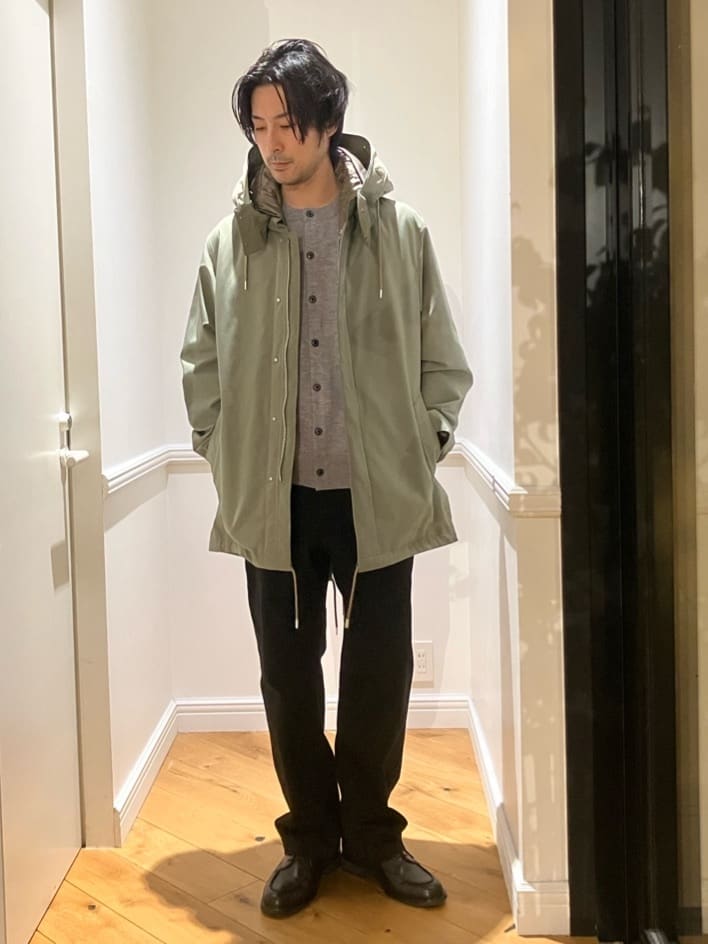 junyaさんの「DRESSTERIOR｜◆パデッドライト ショートモッズパーカー」を使ったコーディネート