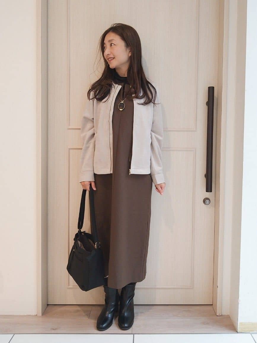 mi-saさんの「SHOO･LA･RUE｜ストレッチブーツ」を使ったコーディネート