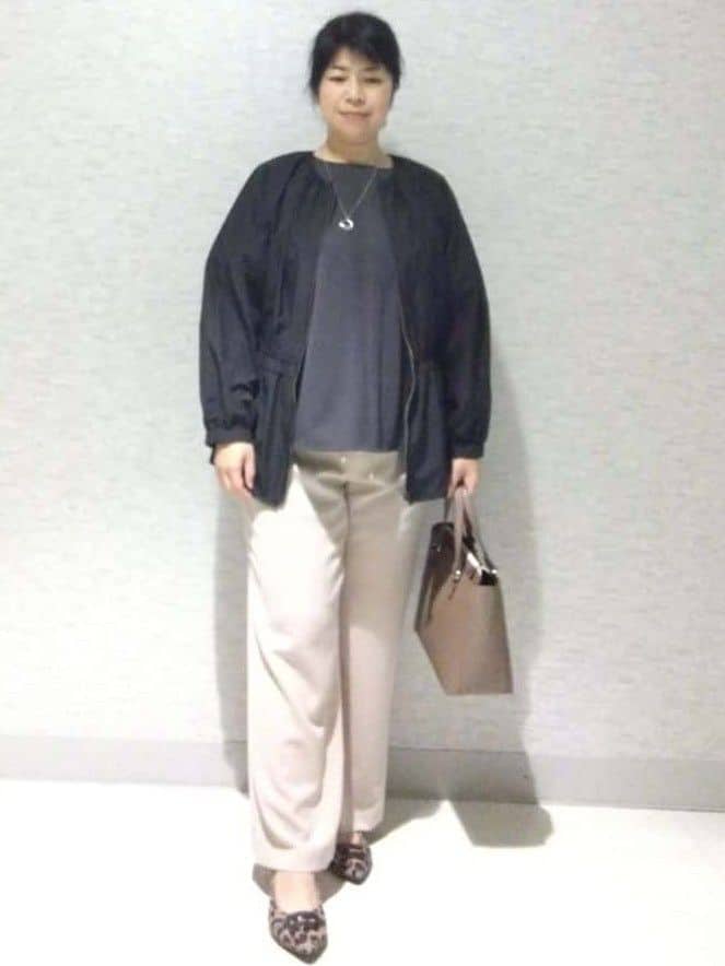 sakoさんの「Reflect｜【パンツにもスカートにも合わせやすい◎】ライティブルゾン」を使ったコーディネート