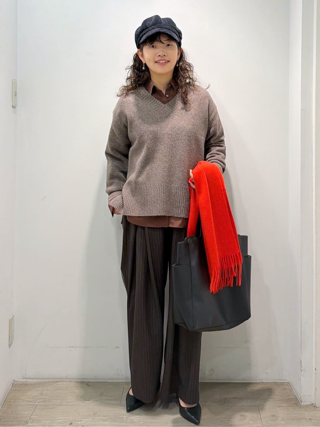 sumicaさんの「OPAQUE.CLIP｜ポケット刺繍レギュラーカラーシャツ【洗濯機OK】」を使ったコーディネート