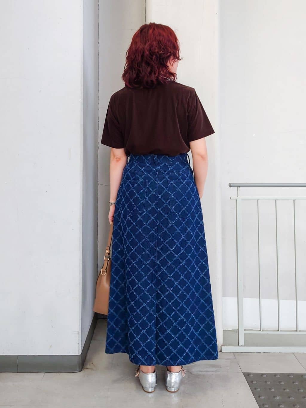 maruさんの「THE SHOP TK｜シアーベロアカットソー【洗える】」を使ったコーディネート