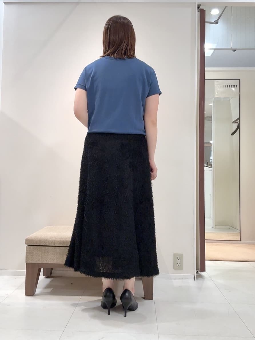 YUIさんの「UNTITLED｜【洗える/前後2WAY】ネックプルオーバーニット」を使ったコーディネート