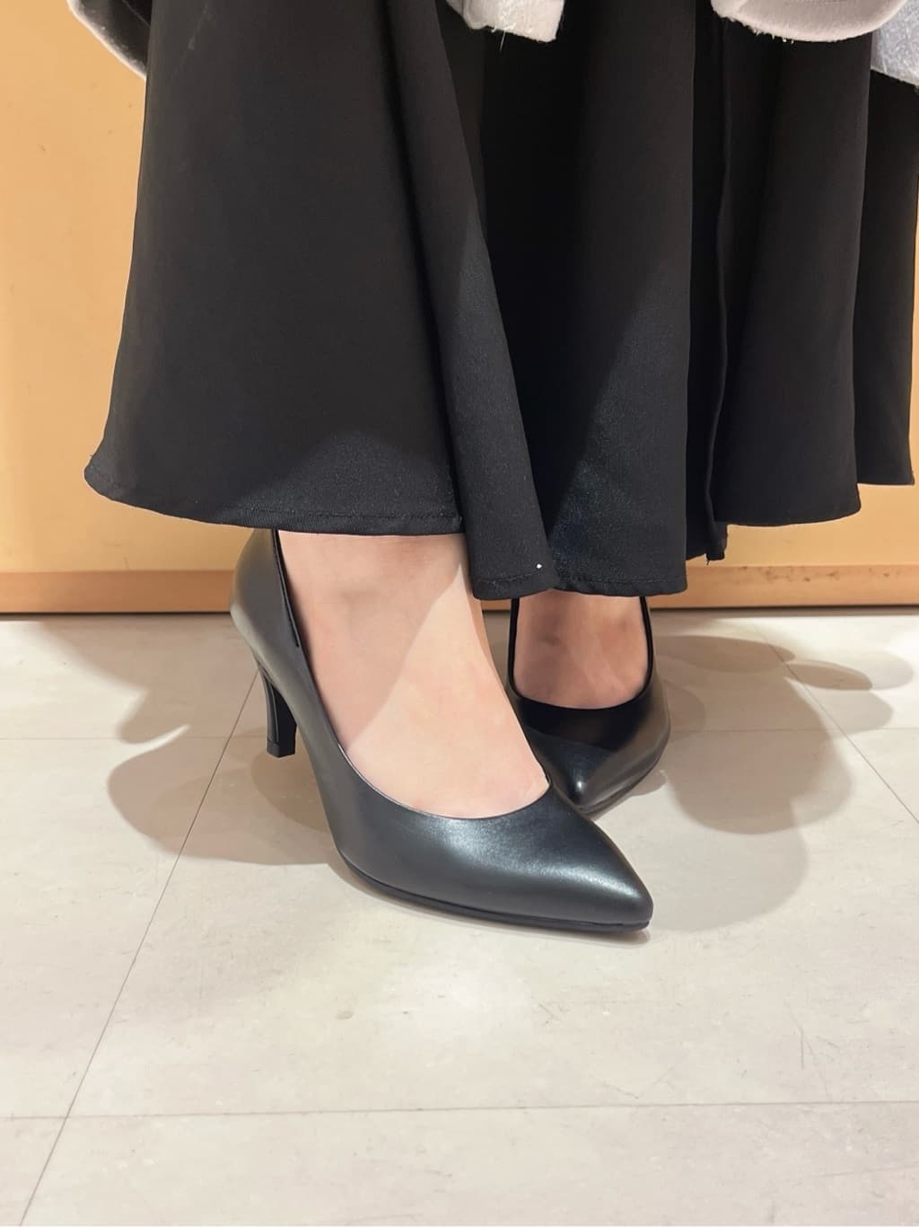 このかさんの「ESPERANZA｜◆【晴雨兼用/12時間パンプス】約7.5cm 歩きやすくて疲れにくい」を使ったコーディネート