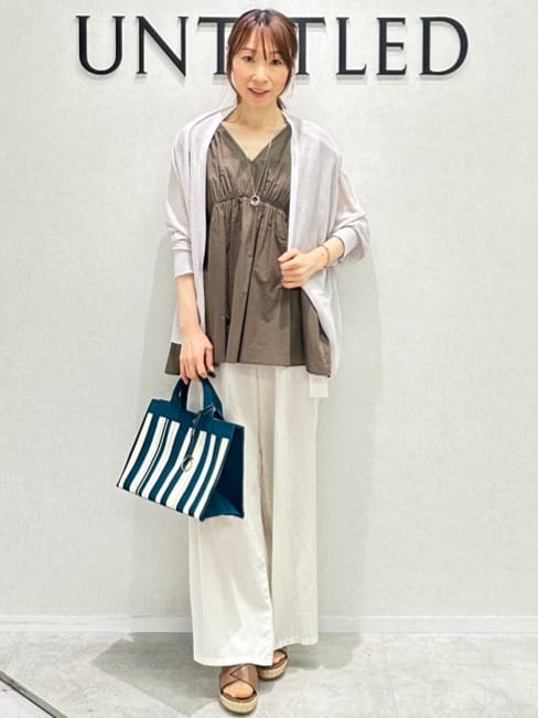 Miwaさんの「UNTITLED｜【古畑星夏さん着用/スクエアインナー】コットンタンクトップ」を使ったコーディネート