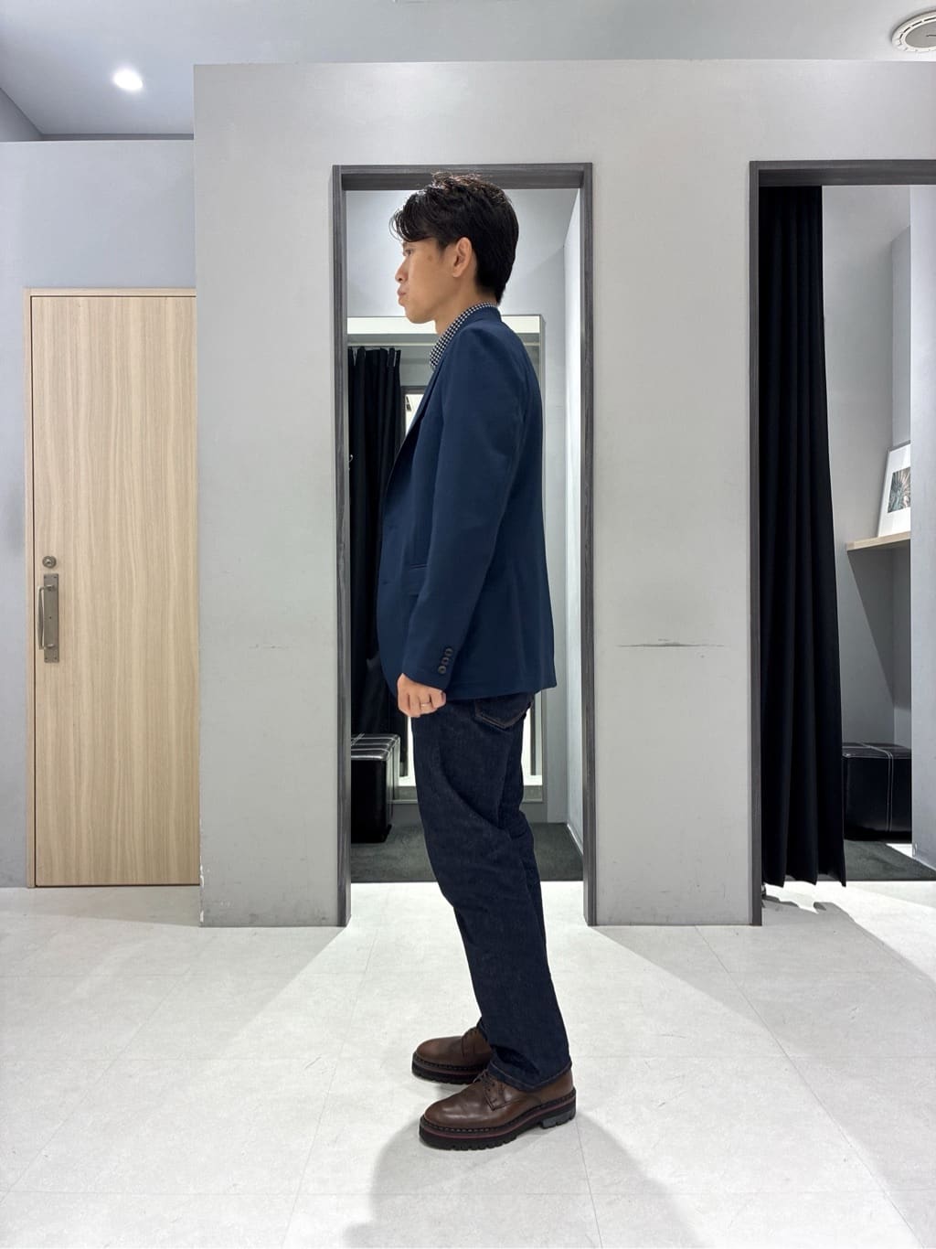 わいずみさんの「TAKEO KIKUCHI｜【COOL CITY WEAR】アーバンクール ジャケット /接触冷感・吸水速乾」を使ったコーディネート