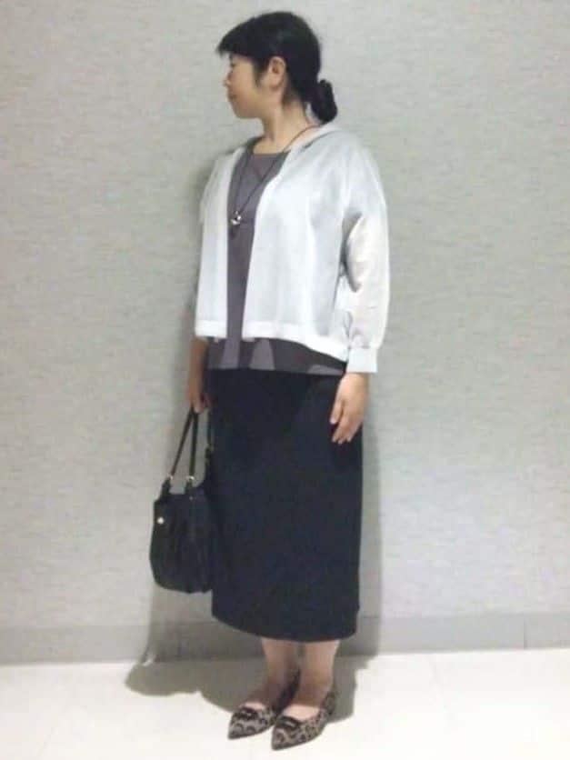 sakoさんの「Reflect｜【インナーにおすすめ◎】シアーネックデザインプルオーバー」を使ったコーディネート