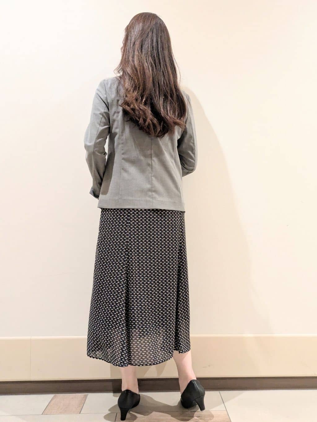 imamiさんの「Reflect｜【洗える／セットアップ可】ノーカラージャケット」を使ったコーディネート