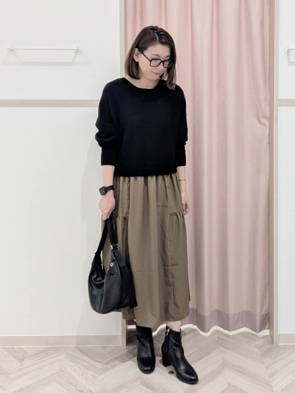 miyuさんの「SHOO･LA･RUE｜ストレッチブーツ」を使ったコーディネート
