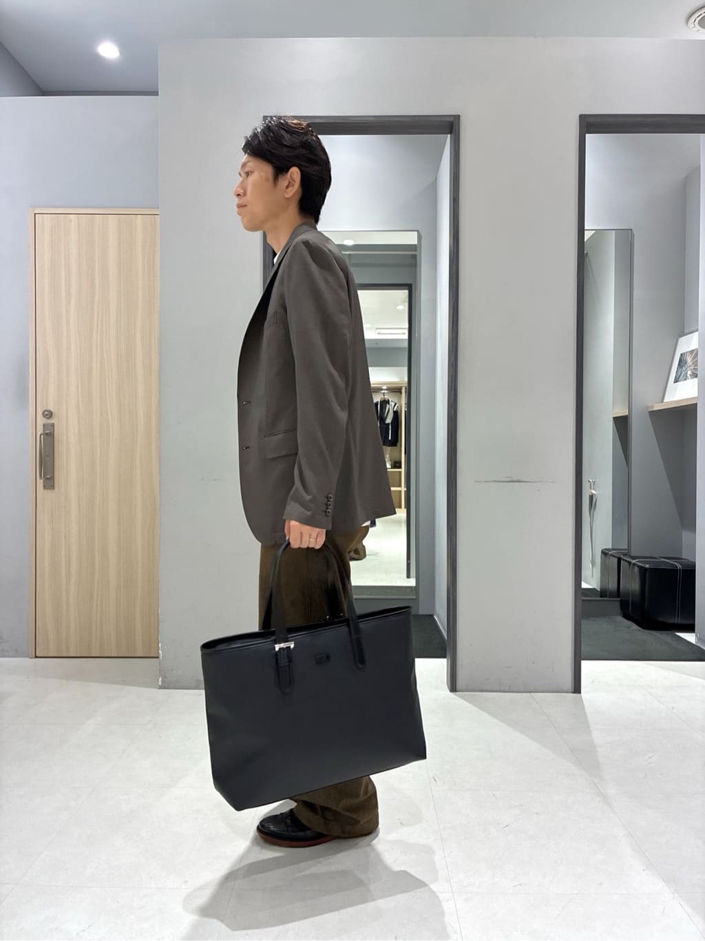 わいずみさんの「TAKEO KIKUCHI｜【COOL CITY WEAR】アーバンクール ジャケット /接触冷感・吸水速乾」を使ったコーディネート